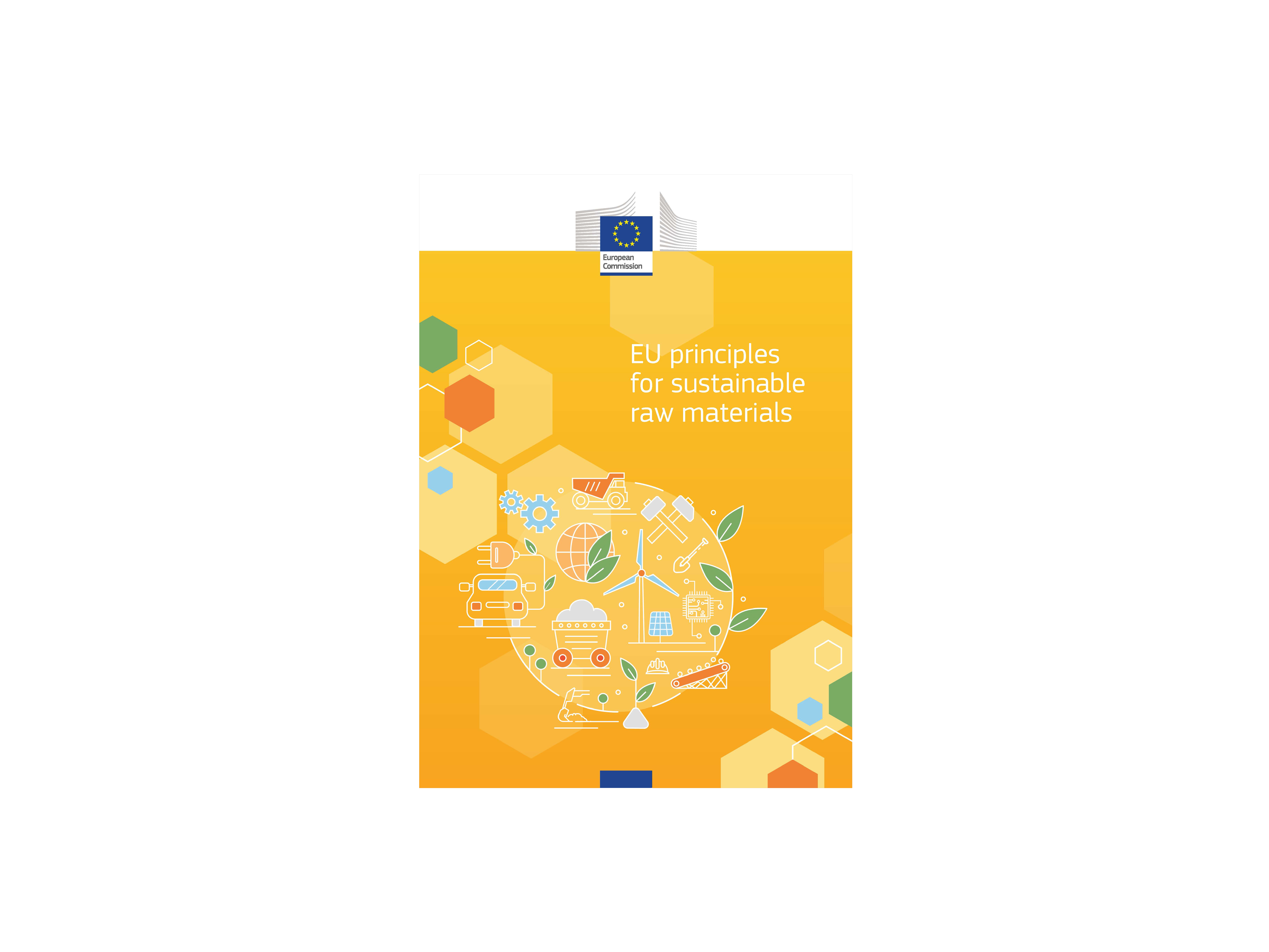 Cover from the EU principles for sustainable raw materials