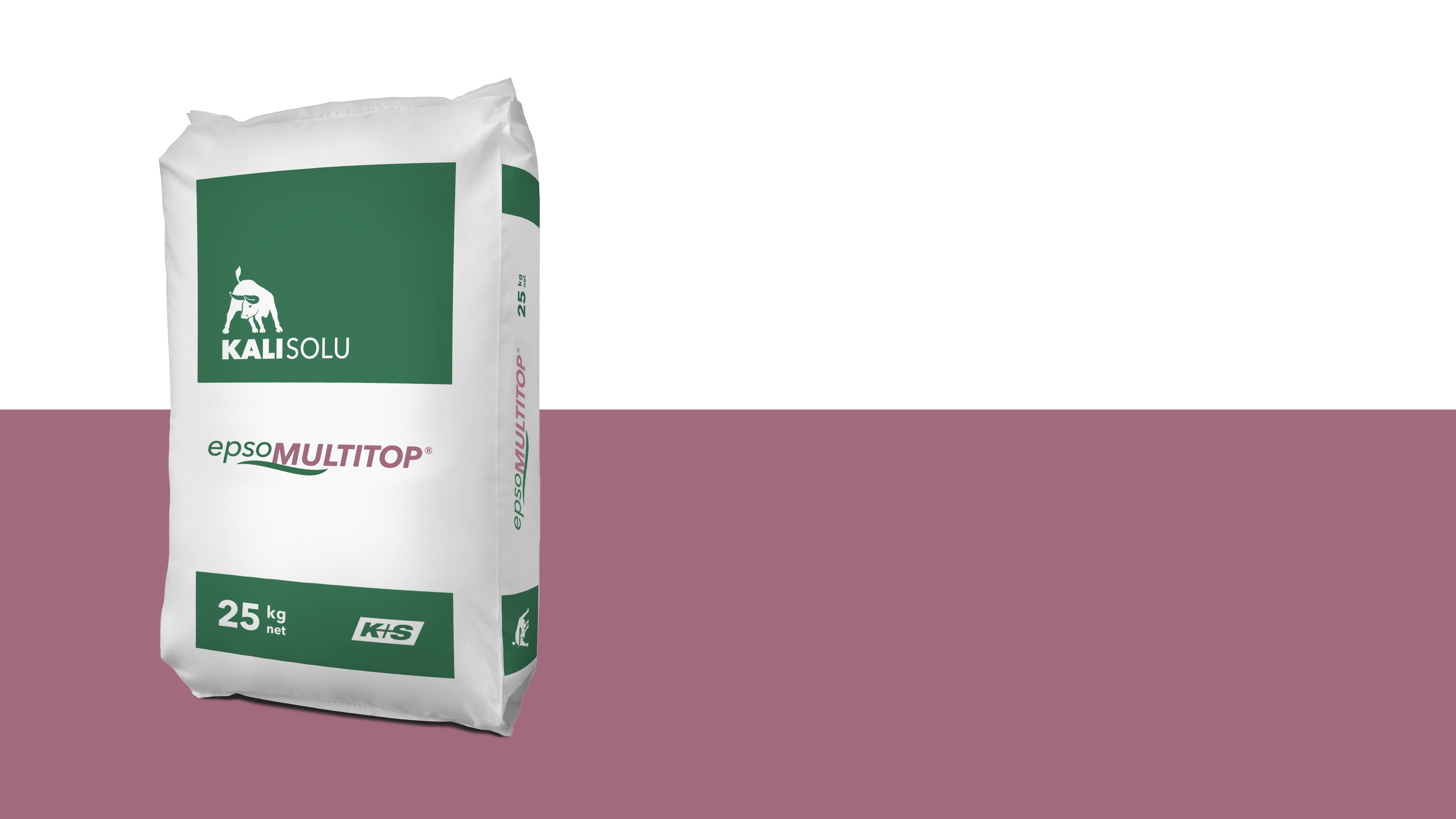 Product package on colored background