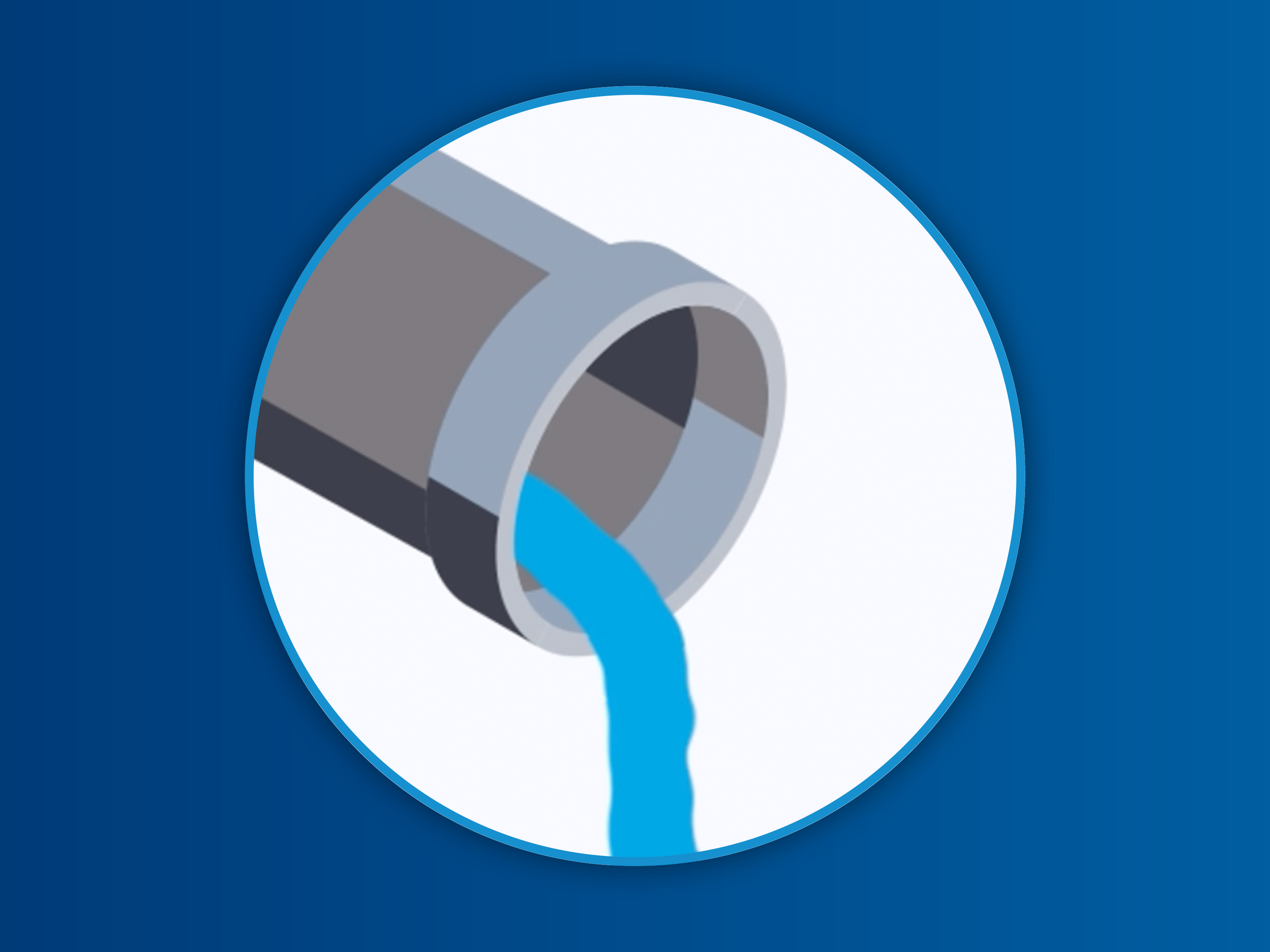 Infografik bildet Prozesswasser ab.