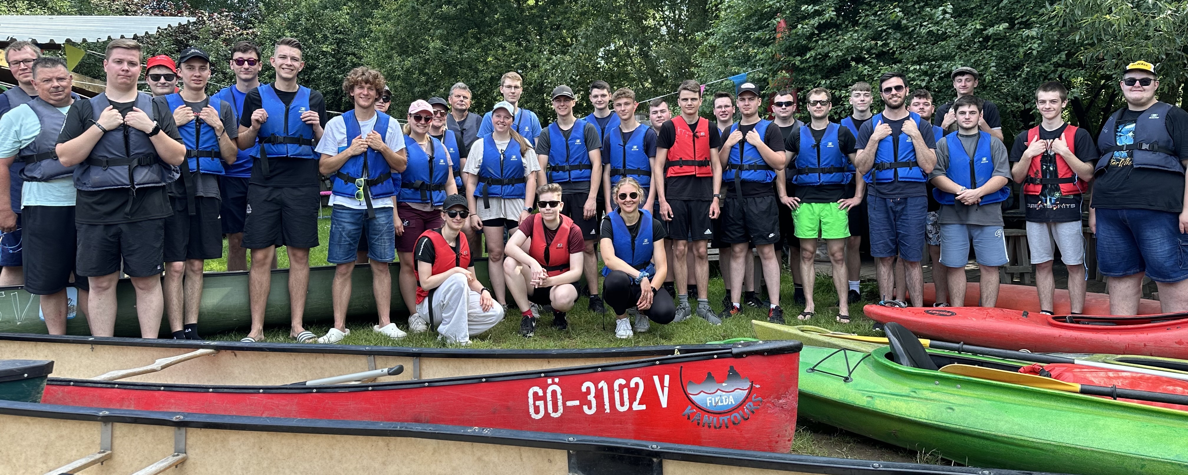 Unsere Azubis nehmen auch zu Wasser Fahrt auf!