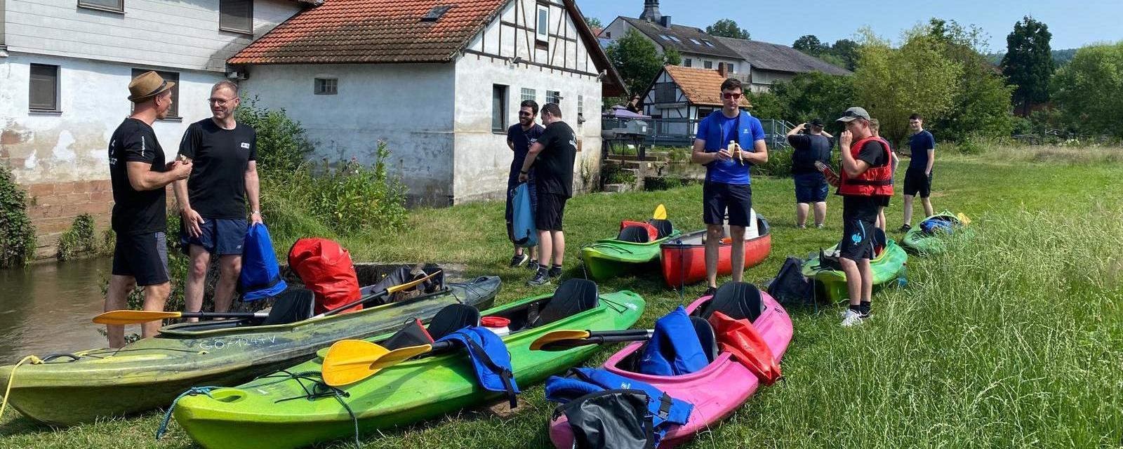 Kurze Verschnaufpause, dann geht´s gemeinsam weiter.