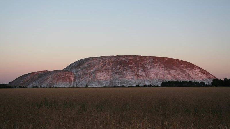 Halde Niedersachsen im Sonnenuntergang 2022